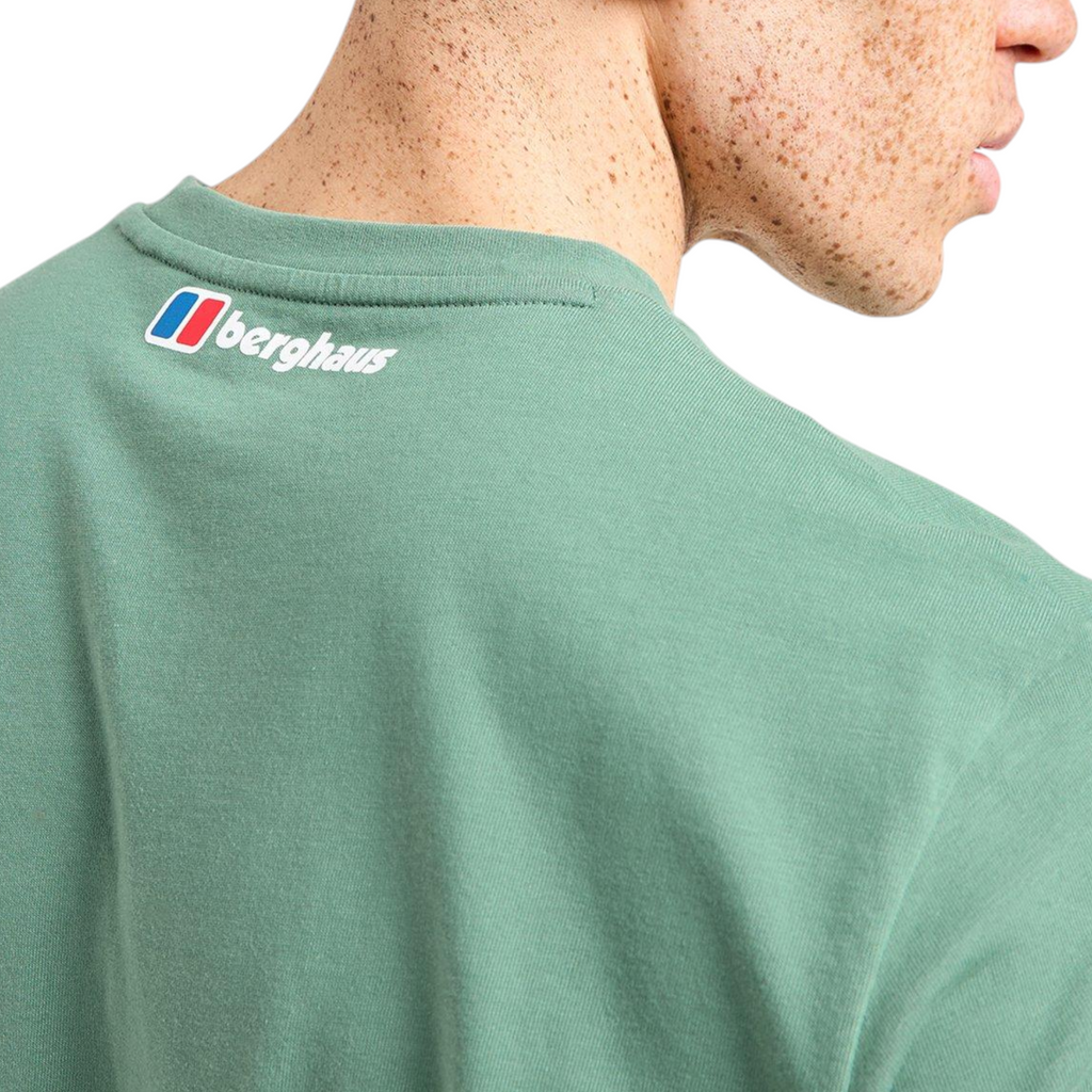 Berghaus Mens T Shirt Dot Maintain Logo Crew Neck Short Sleeve Cotton Summer Tee