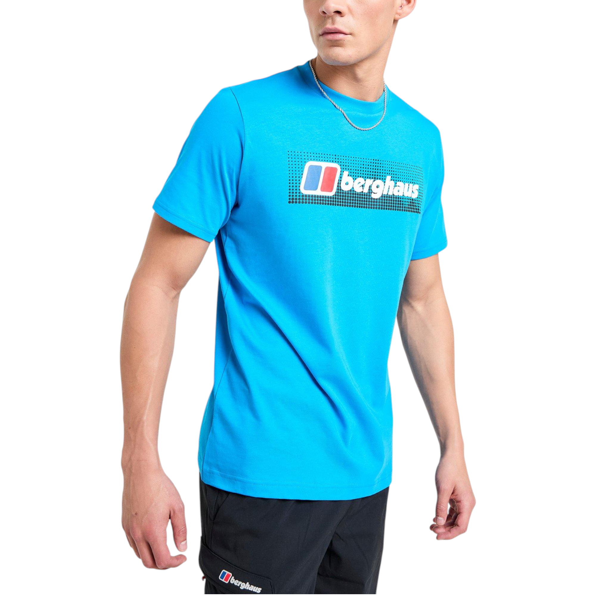 Berghaus Mens T Shirt Dot Maintain Logo Crew Neck Short Sleeve Cotton Summer Tee