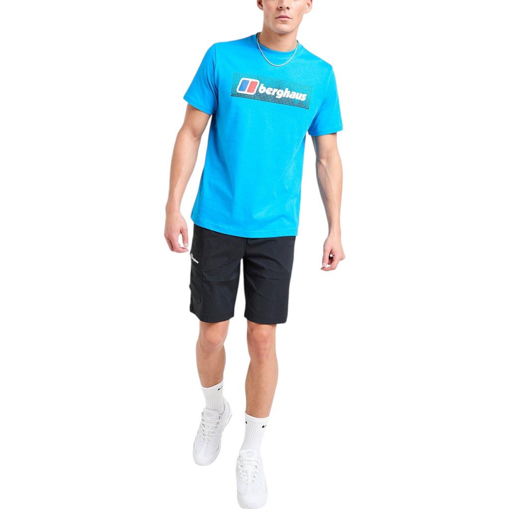 Berghaus Mens T Shirt Dot Maintain Logo Crew Neck Short Sleeve Cotton Summer Tee