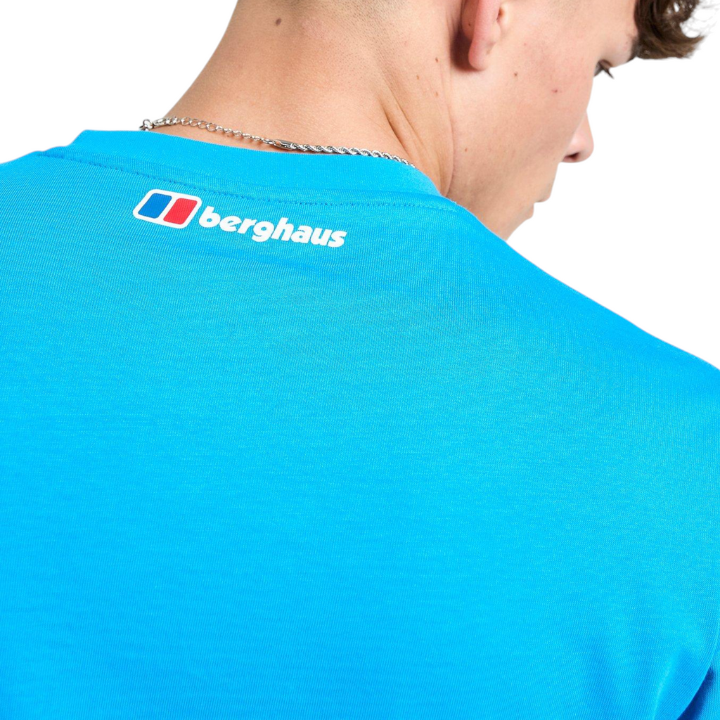Berghaus Mens T Shirt Dot Maintain Logo Crew Neck Short Sleeve Cotton Summer Tee