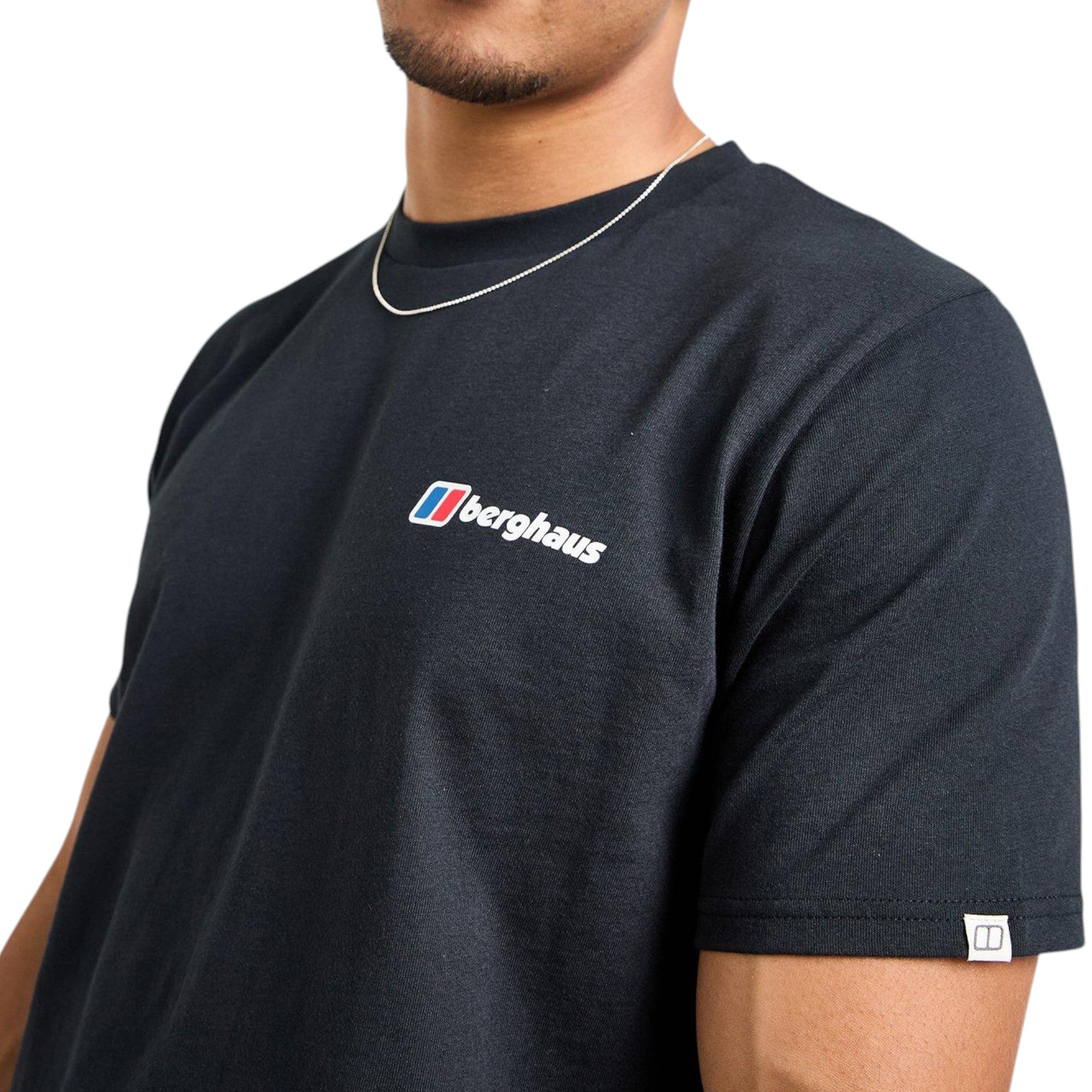 Berghaus Mens T Shirts Mountain Coordinates Crew Neck Short Sleeve Cotton Tee