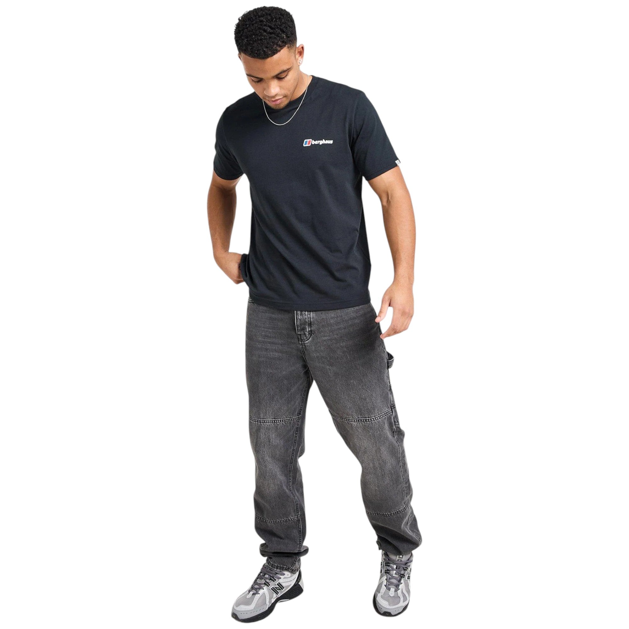 Berghaus Mens T Shirts Mountain Coordinates Crew Neck Short Sleeve Cotton Tee