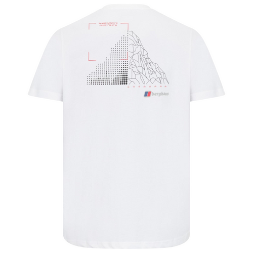 Berghaus Mens T Shirts Mountain Coordinates Crew Neck Short Sleeve Cotton Tee
