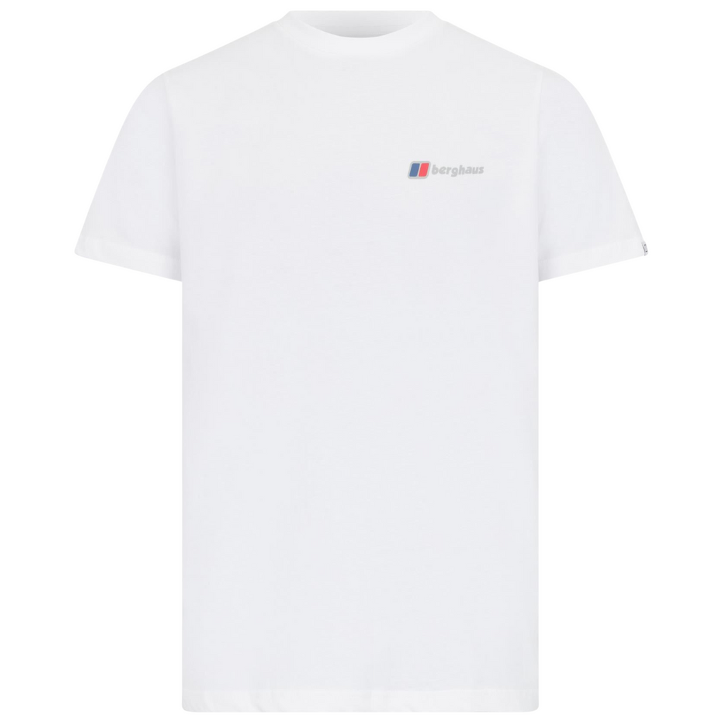 Berghaus Mens T Shirts Mountain Coordinates Crew Neck Short Sleeve Cotton Tee
