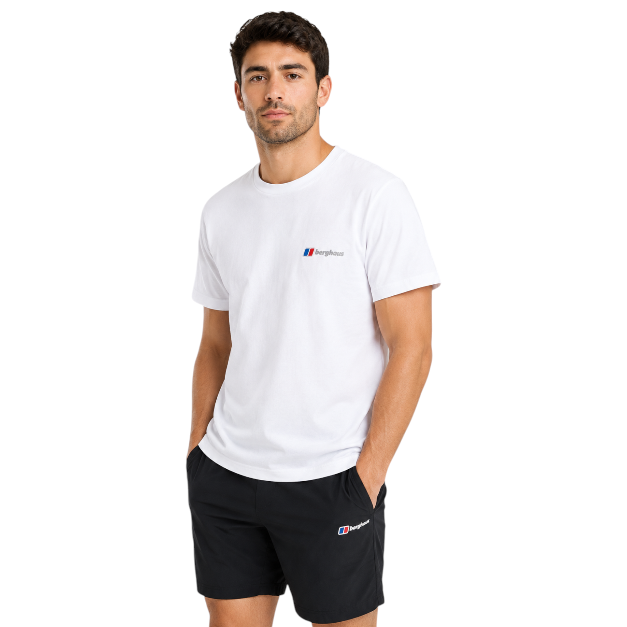 Berghaus Mens T Shirts Mountain Coordinates Crew Neck Short Sleeve Cotton Tee