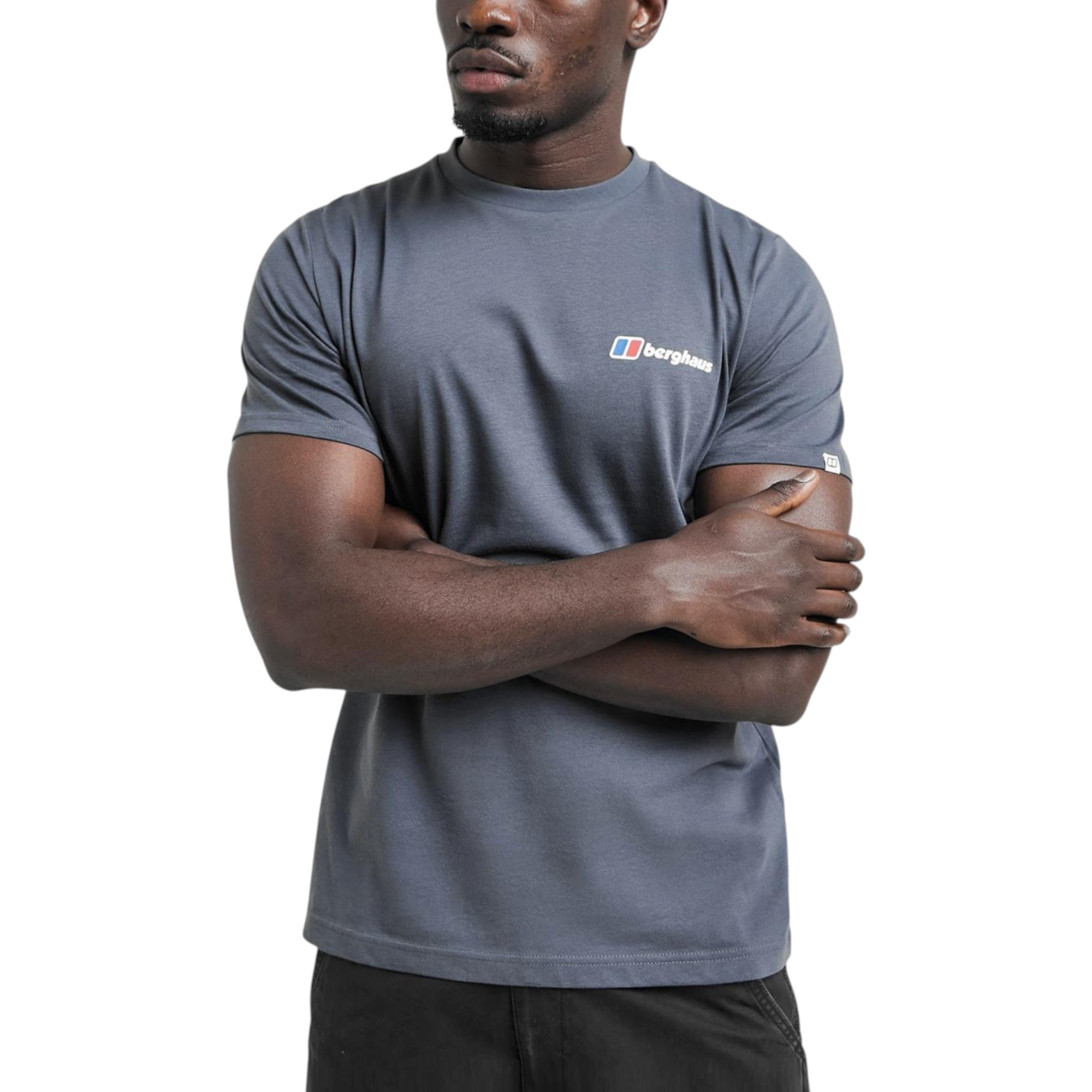 Berghaus Mens T Shirt Pinnacle Point Crew Neck Short Sleeve Cotton Summer Tee