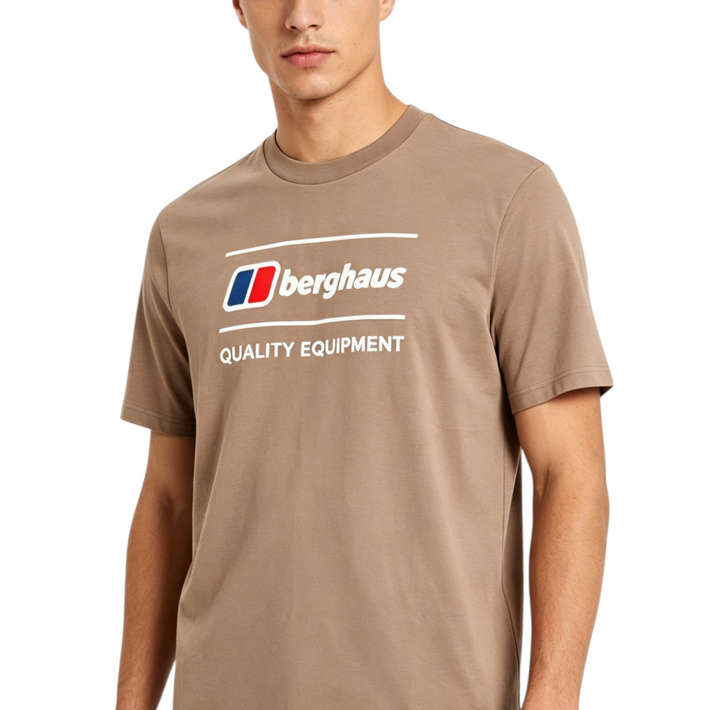 Berghaus Mens T Shirt Quality Equipment Crew Neck Short Sleeve Summer TShirt