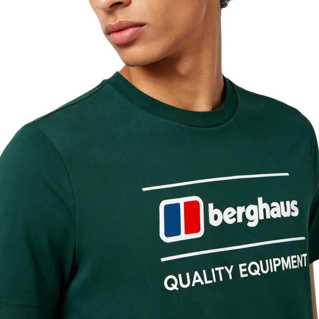 Berghaus Mens T Shirt Quality Equipment Crew Neck Short Sleeve Summer TShirt