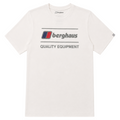 Berghaus Mens T Shirt Quality Equipment Crew Neck Short Sleeve Summer T Shirt White