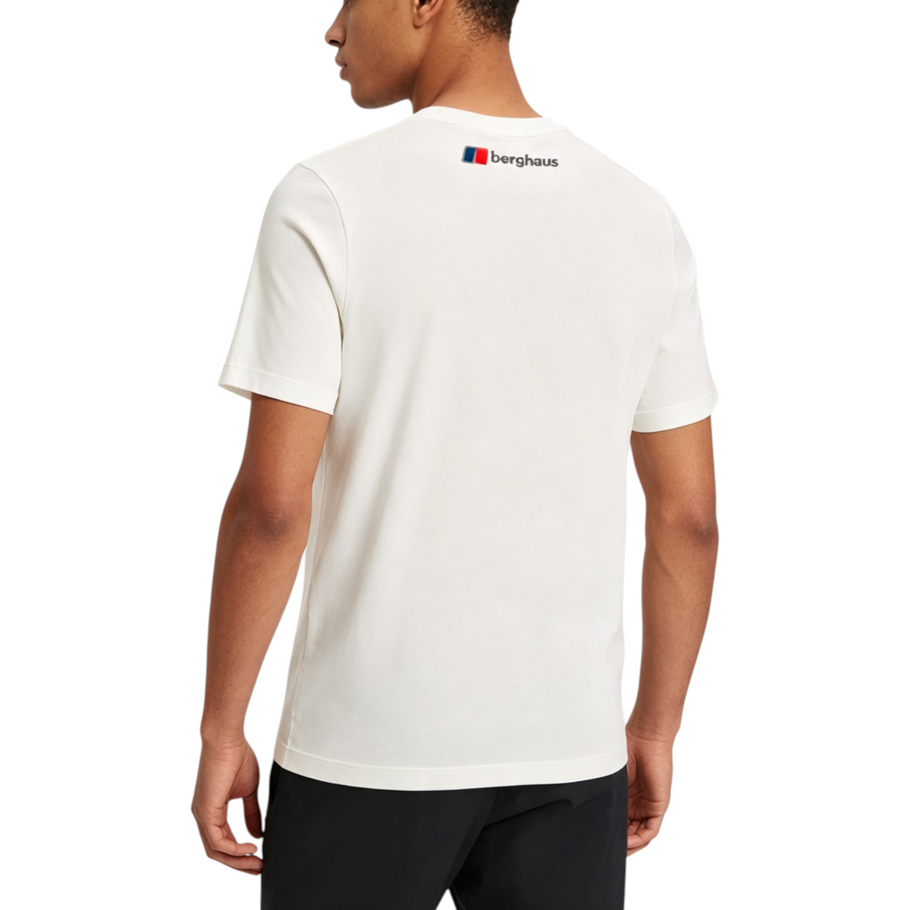 Berghaus Mens T Shirt Quality Equipment Crew Neck Short Sleeve Summer T Shirt White