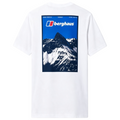Berghaus Mens T Shirt Thresh Peak Crew Neck Short Sleeve Cotton Summer Tee