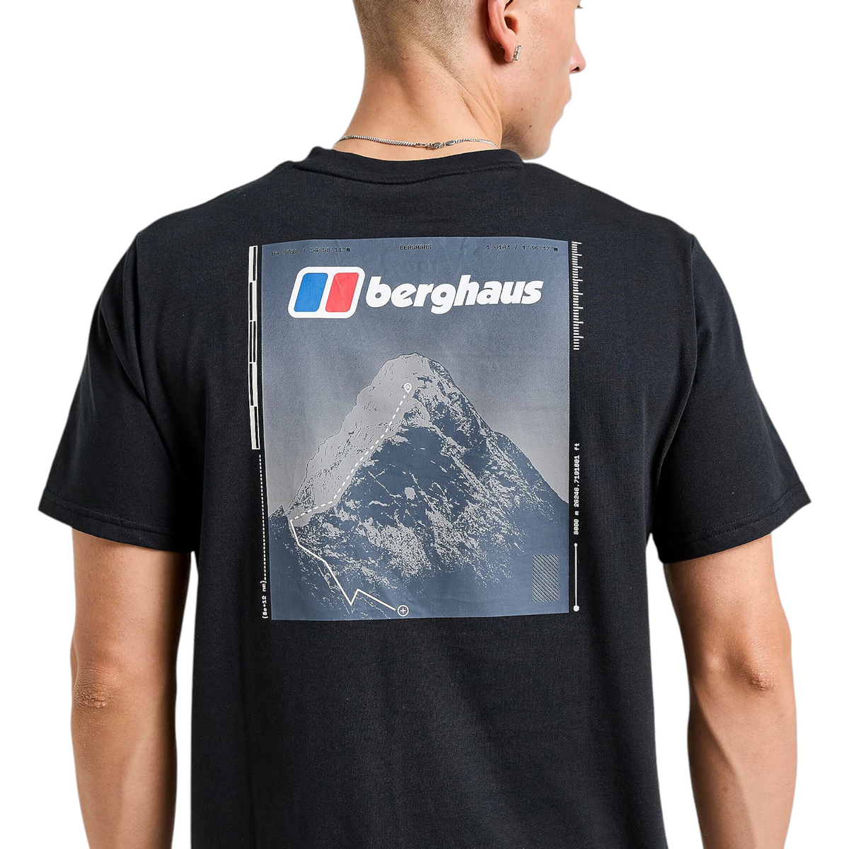 Berghaus Mens T Shirt Mount Crew Neck Short Sleeve Cotton Summer Tee