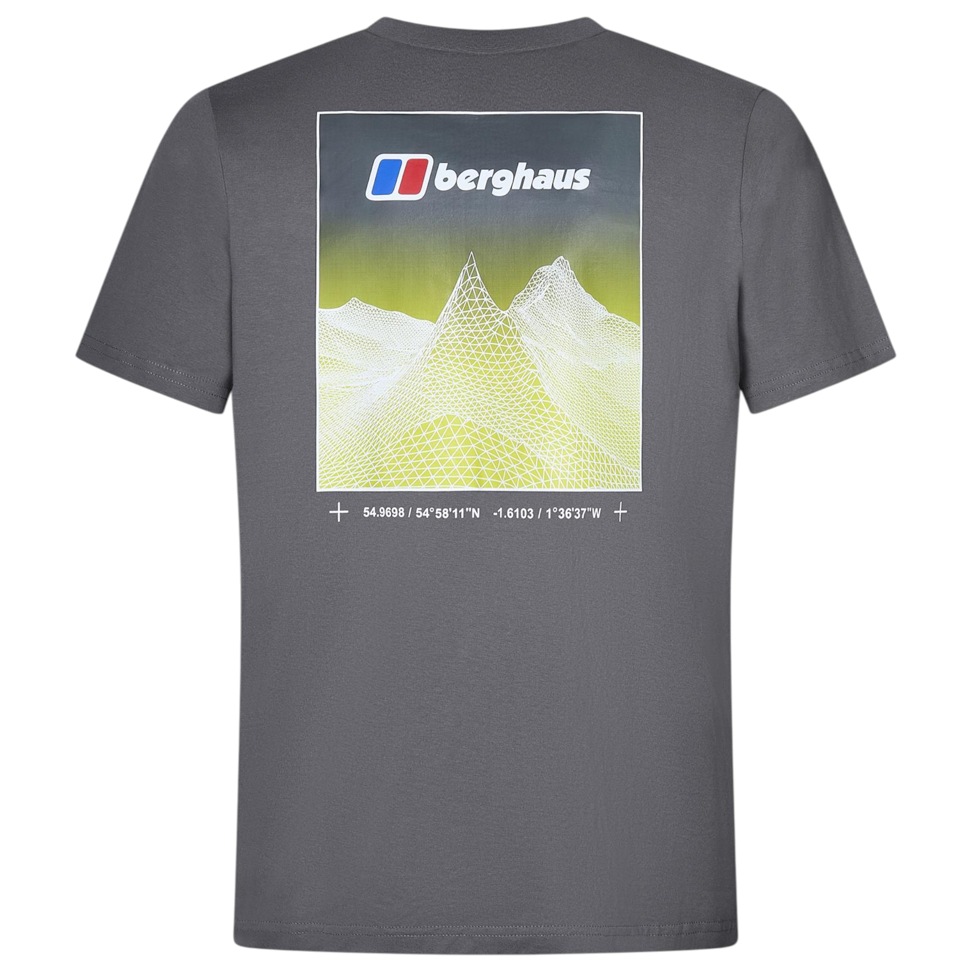 Berghaus Mens T Shirt Mount Crew Neck Short Sleeve Cotton Summer Tee
