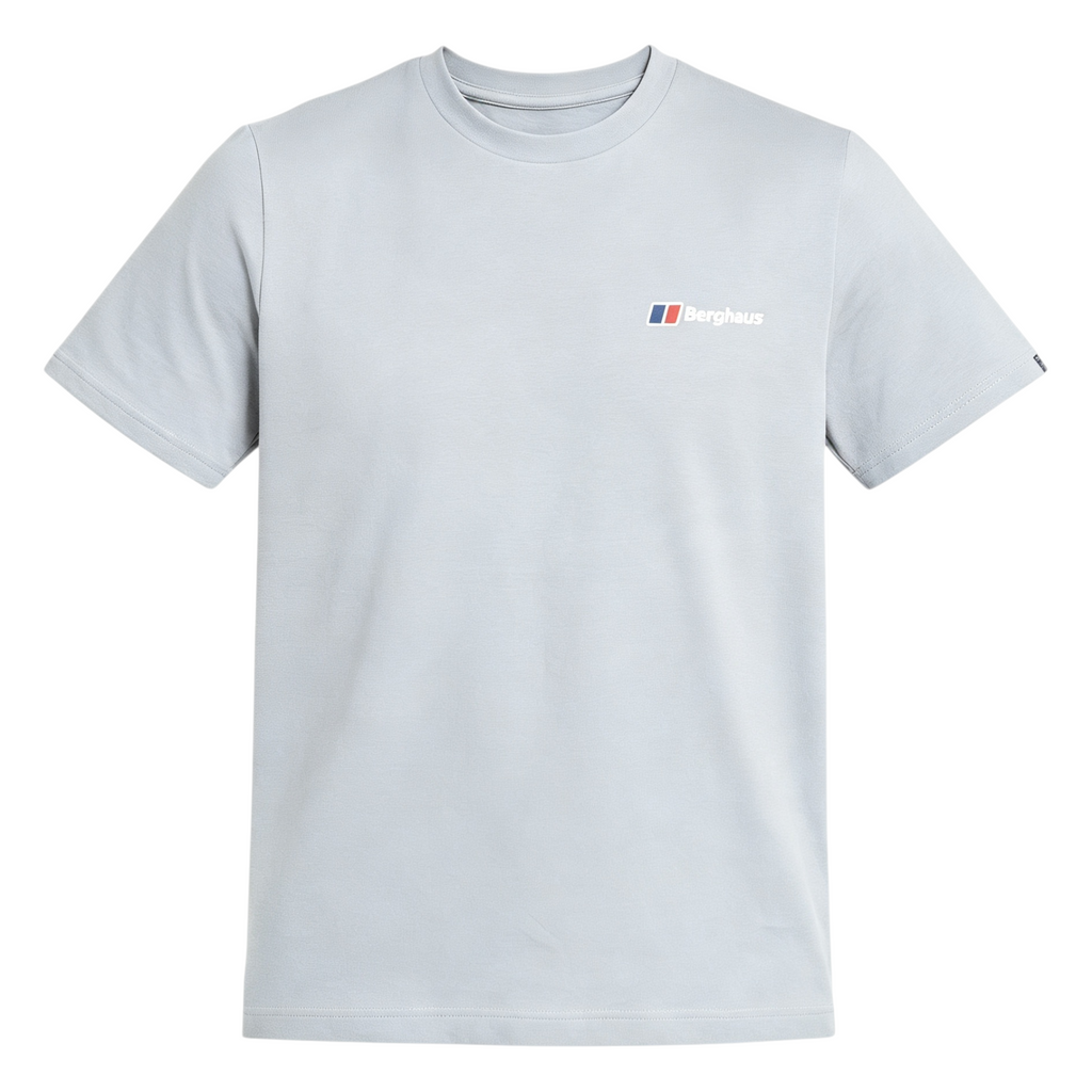 Berghaus Mens T Shirt Mount Crew Neck Short Sleeve Cotton Summer Tee