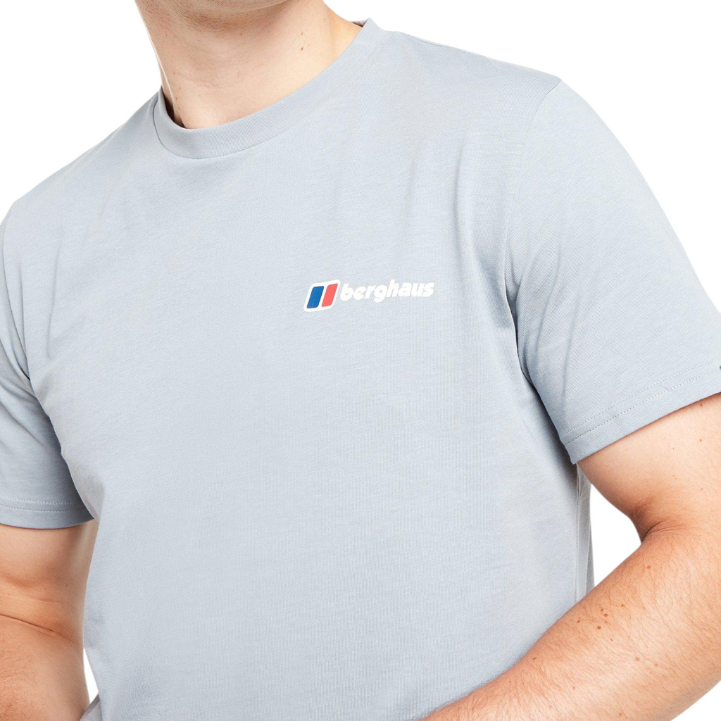 Berghaus Mens T Shirt Mount Crew Neck Short Sleeve Cotton Summer Tee