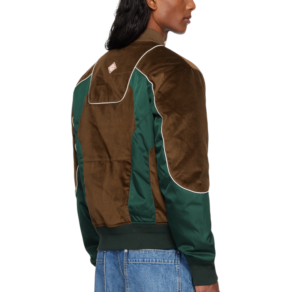 Casablanca Mens Carseat Bomber Jacket Full Zip