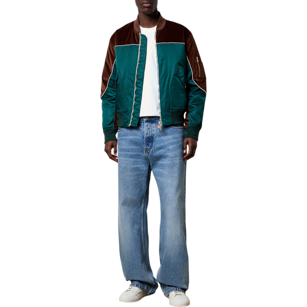 Casablanca Mens Carseat Bomber Jacket Full Zip