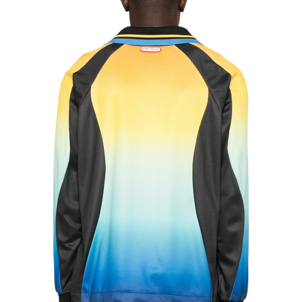 Casablanca Gradient Effect T Shirt Full Sleeve Football Top