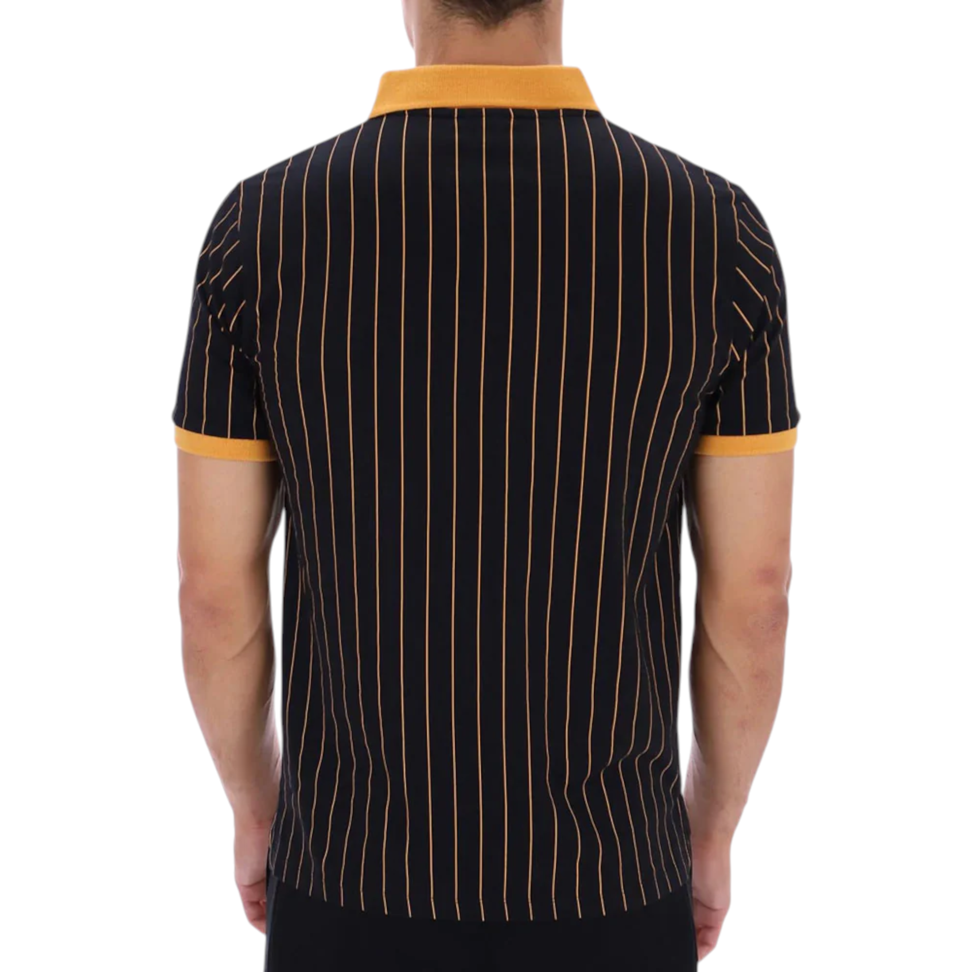 Fila Mens Polo Shirt Classic Striped Polo Short Sleeve Cotton Summer Polo