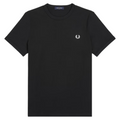 Fred Perry Mens T Shirt Ringer Crew Neck Short Sleeve Summer Tee