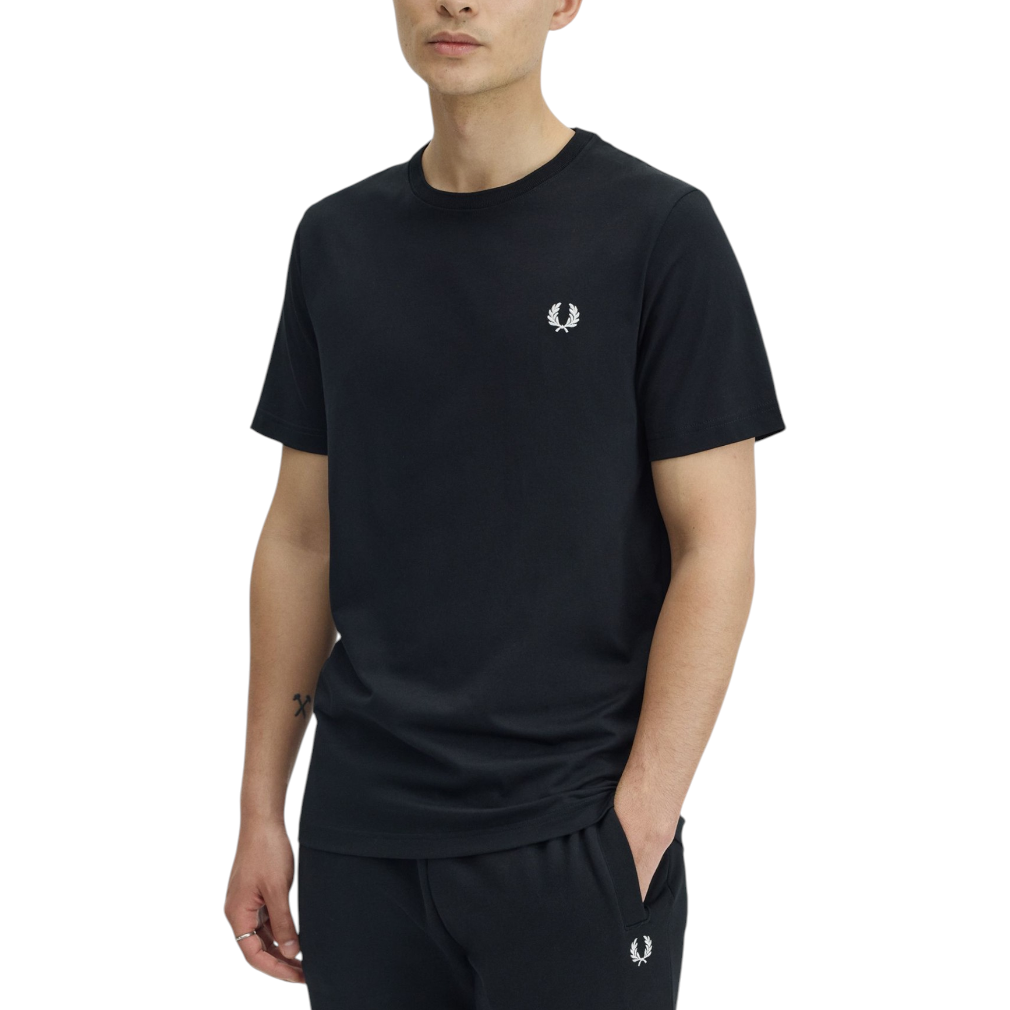 Fred Perry Mens T Shirt Ringer Crew Neck Short Sleeve Summer Tee