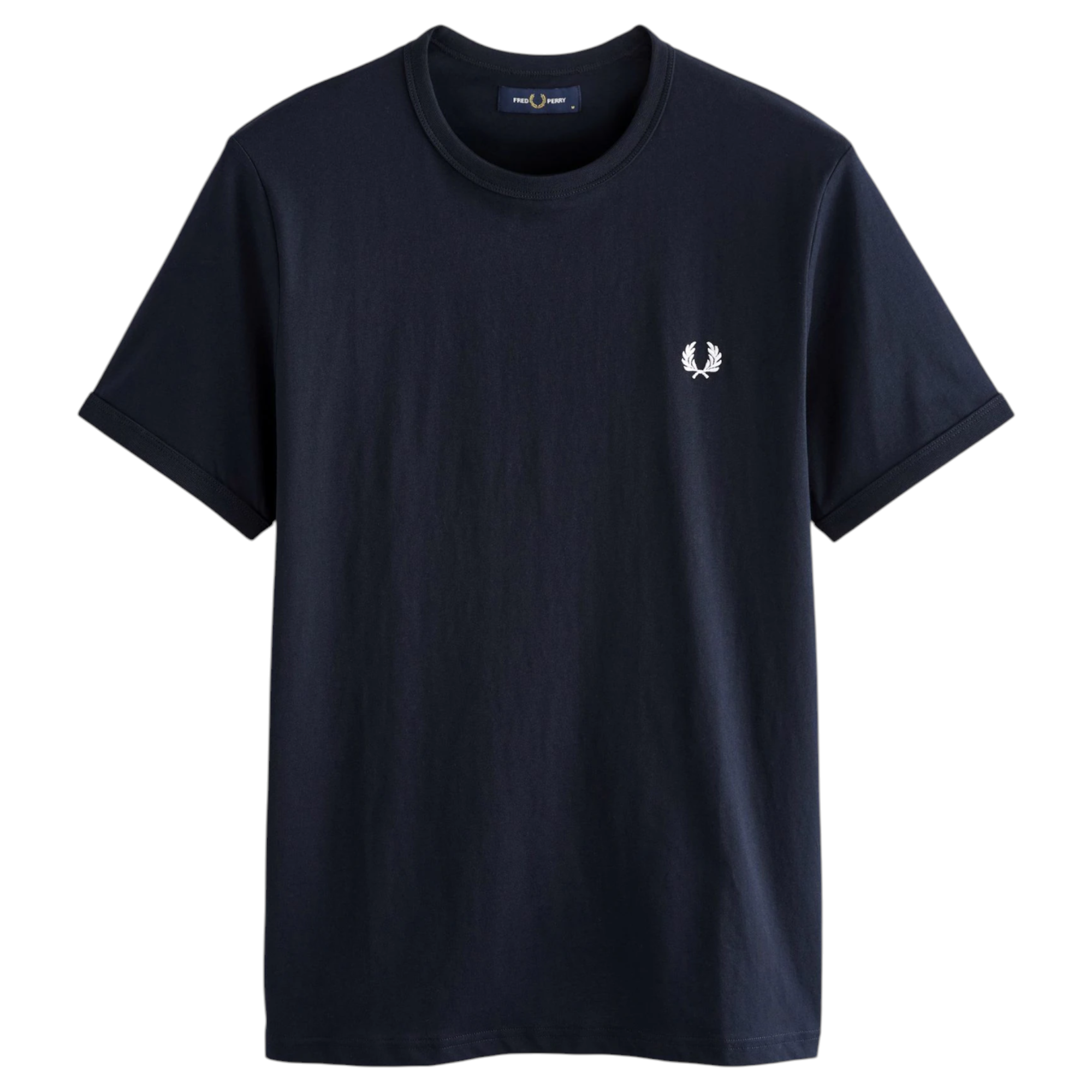 Fred Perry Mens T Shirt Ringer Crew Neck Short Sleeve Summer Tee