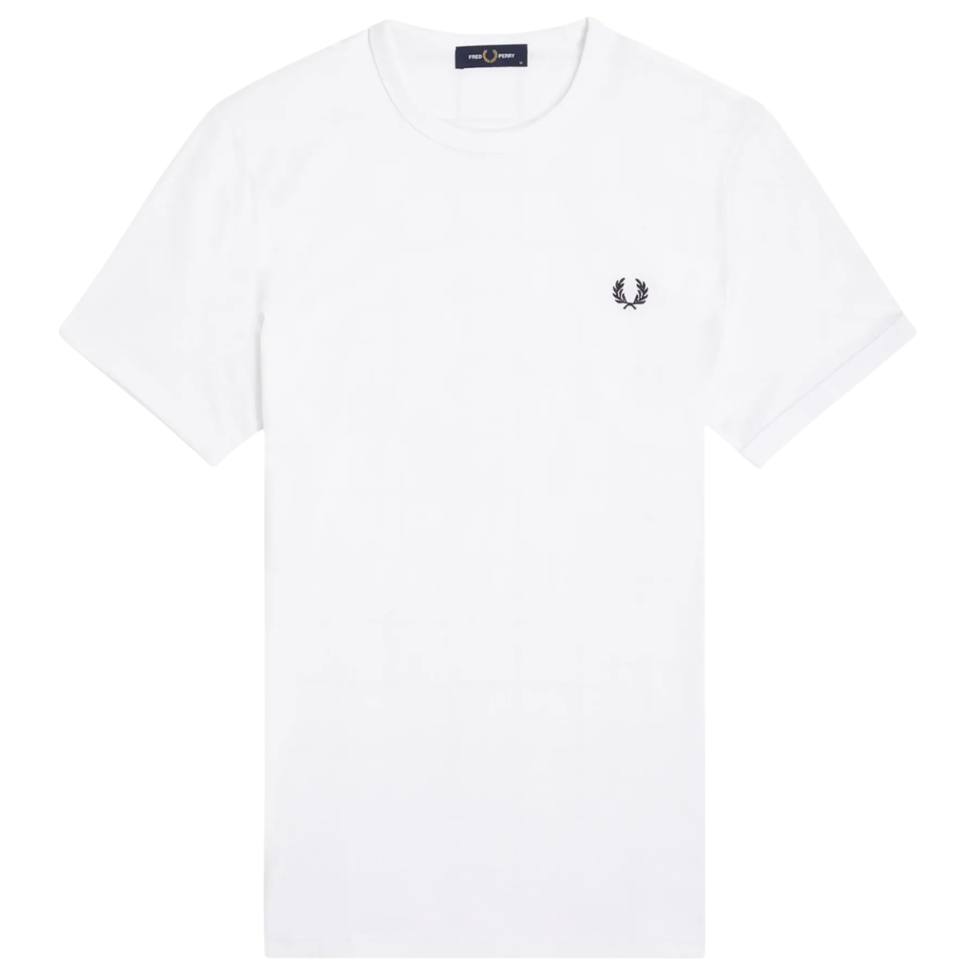 Fred Perry Mens T Shirt Ringer Crew Neck Short Sleeve Summer Tee