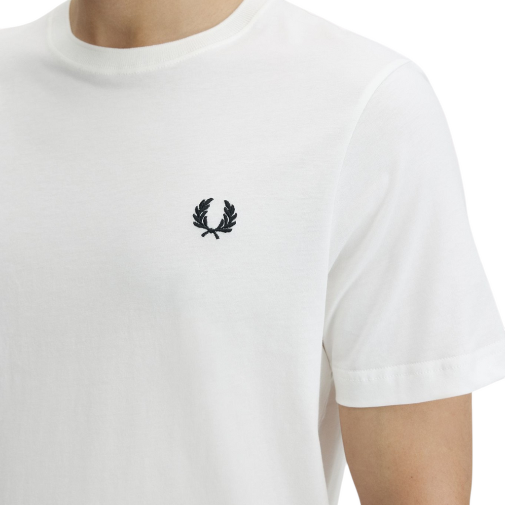 Fred Perry Mens T Shirt Ringer Crew Neck Short Sleeve Summer Tee
