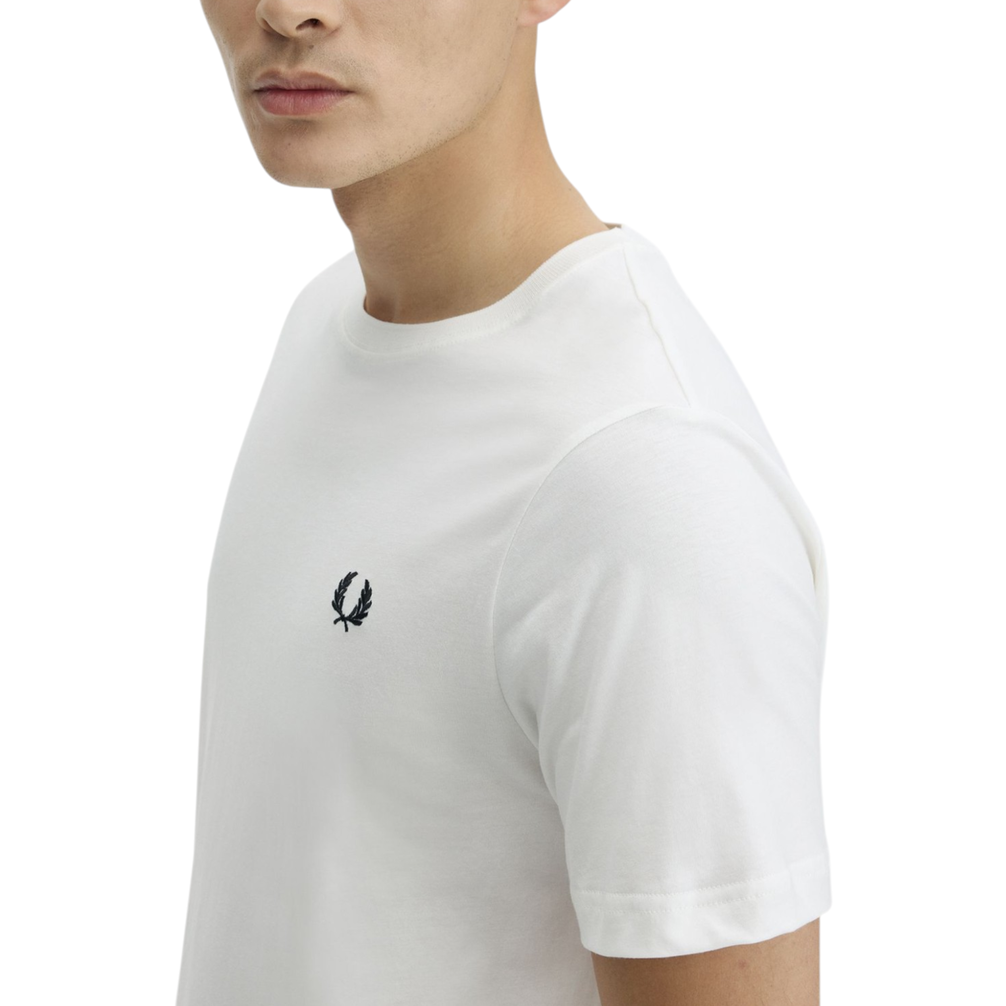 Fred Perry Mens T Shirt Ringer Crew Neck Short Sleeve Summer Tee