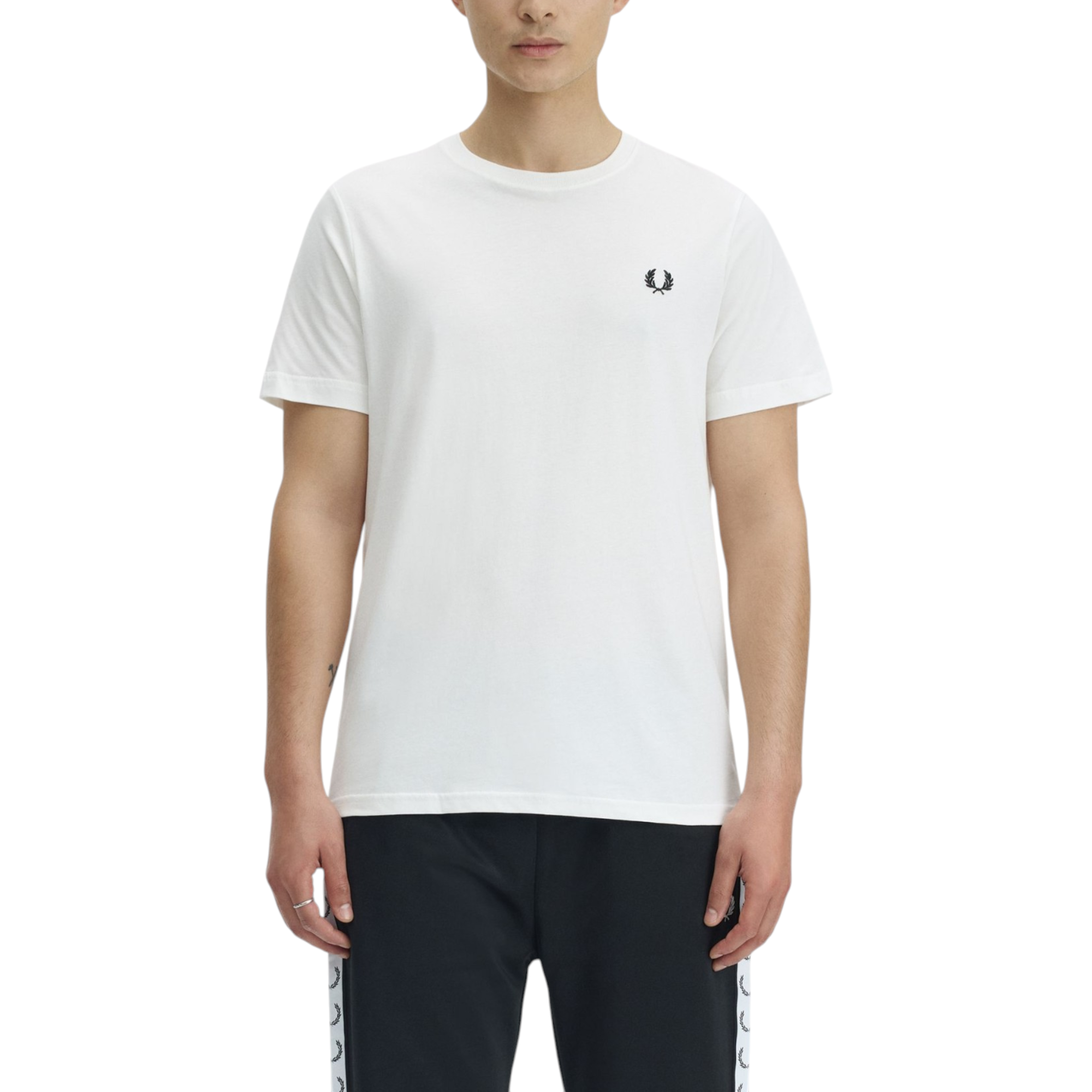 Fred Perry Mens T Shirt Ringer Crew Neck Short Sleeve Summer Tee