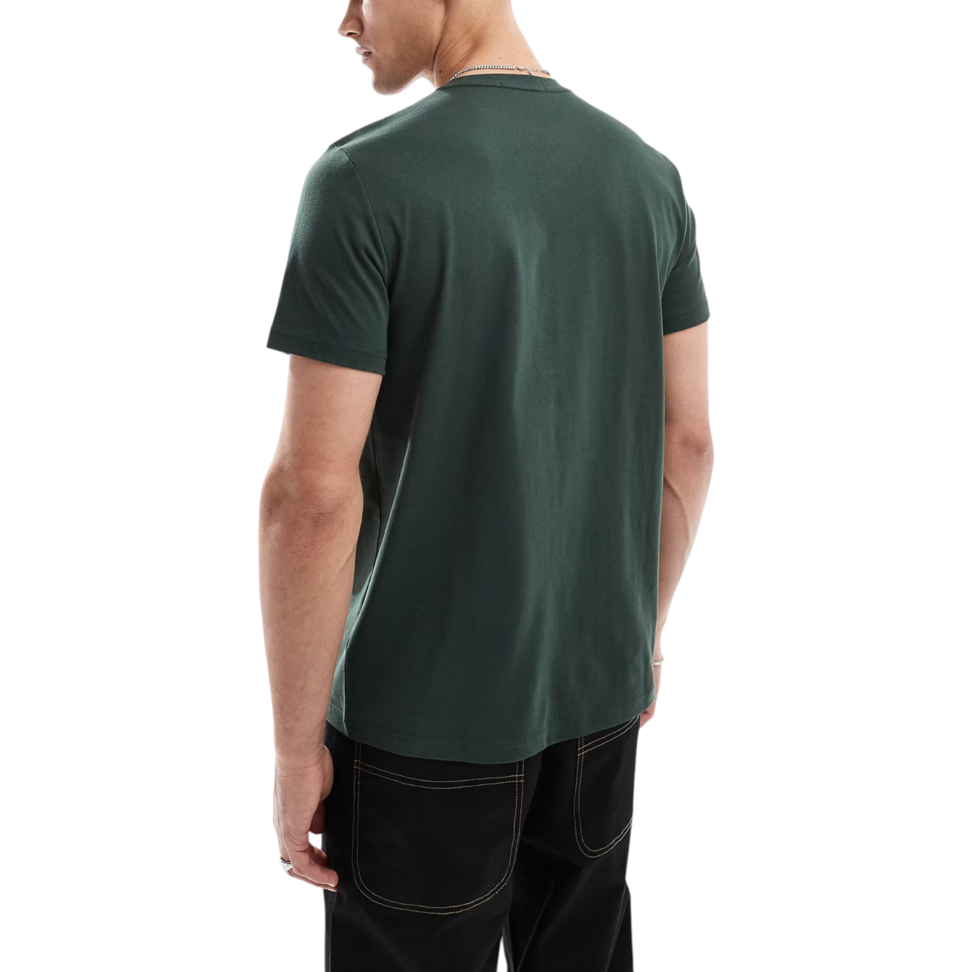 Fred Perry Mens T Shirt Textured Laurel Wreath Logo Crew Neck Short Sleeve Summer Tee