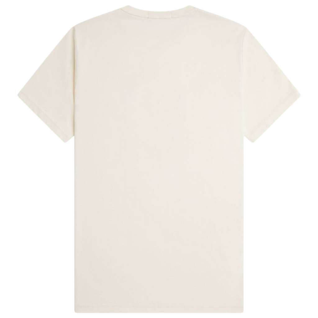 Fred Perry Mens T Shirt Textured Laurel Wreath Logo Crew Neck Short Sleeve Summer Tee