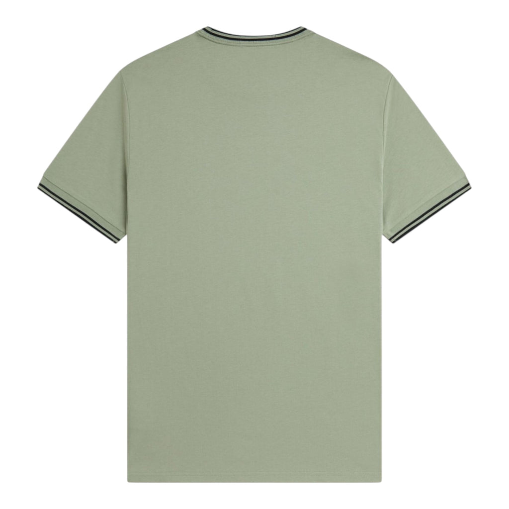 Fred Perry Twin Tipped Mens T Shirt Crew Neck Short Sleeve Summer Tee