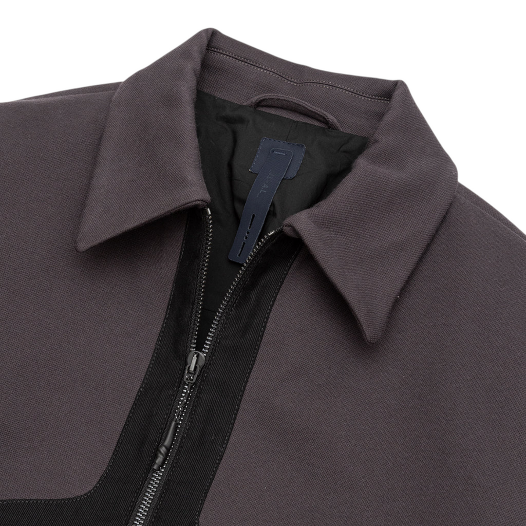 Jlal Bias Jacket Mens Full Zip Winter Coat Dark Grey