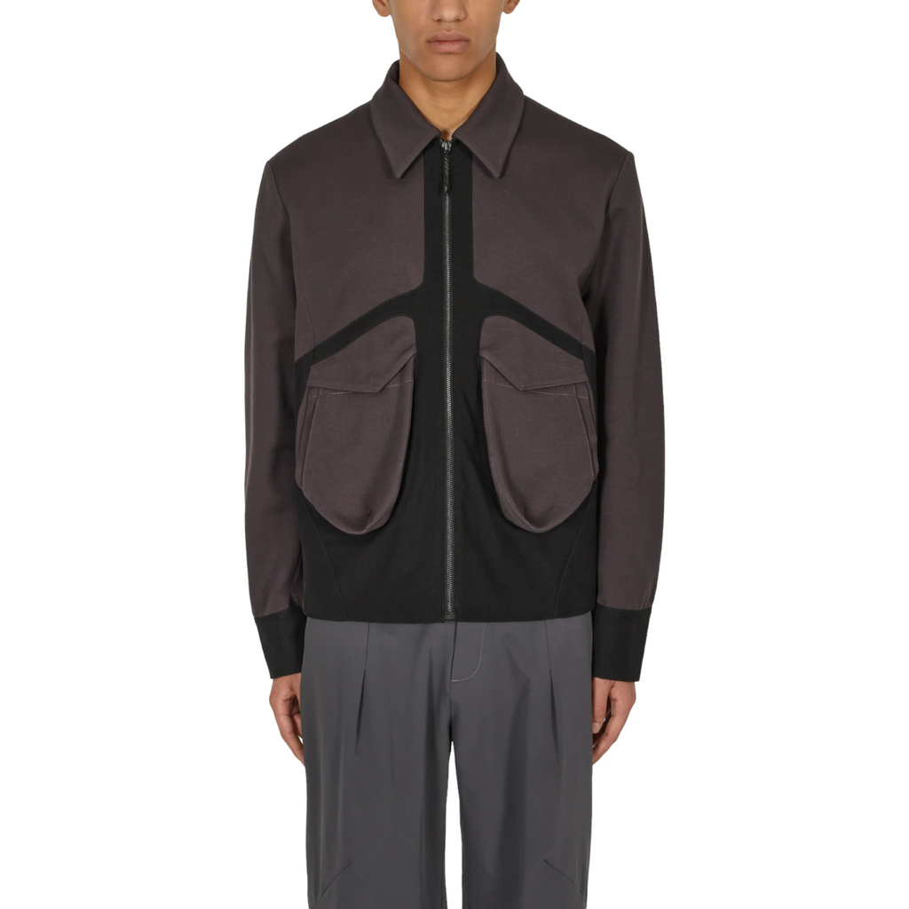 Jlal Bias Jacket Mens Full Zip Winter Coat Dark Grey