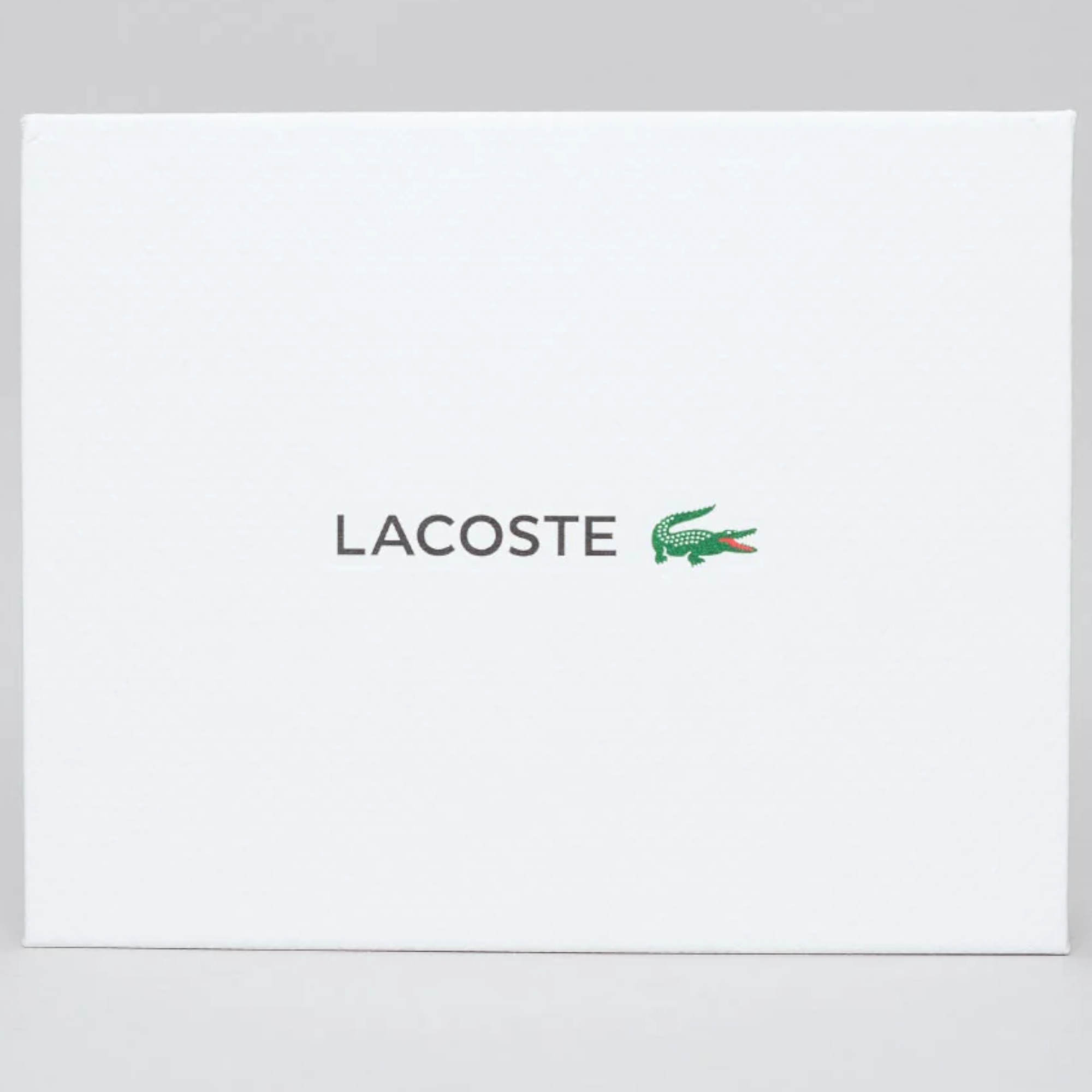 Lacoste Mens Wallet Genuine Leather Small Billfold Credit Card Holder Black