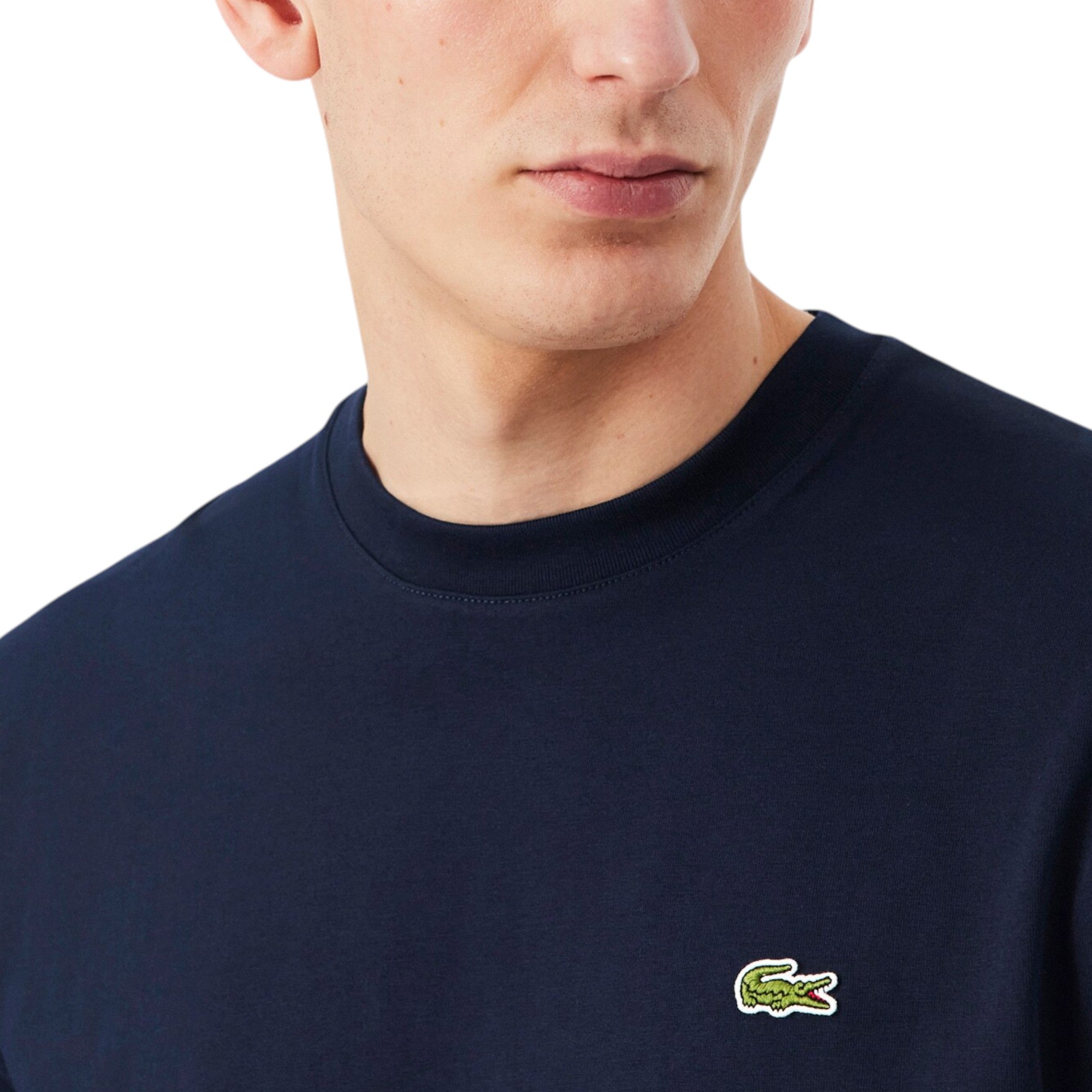 Lacoste Mens T Shirts TH7318 Classic Fit Crew Neck Short Sleeve Summer Tee