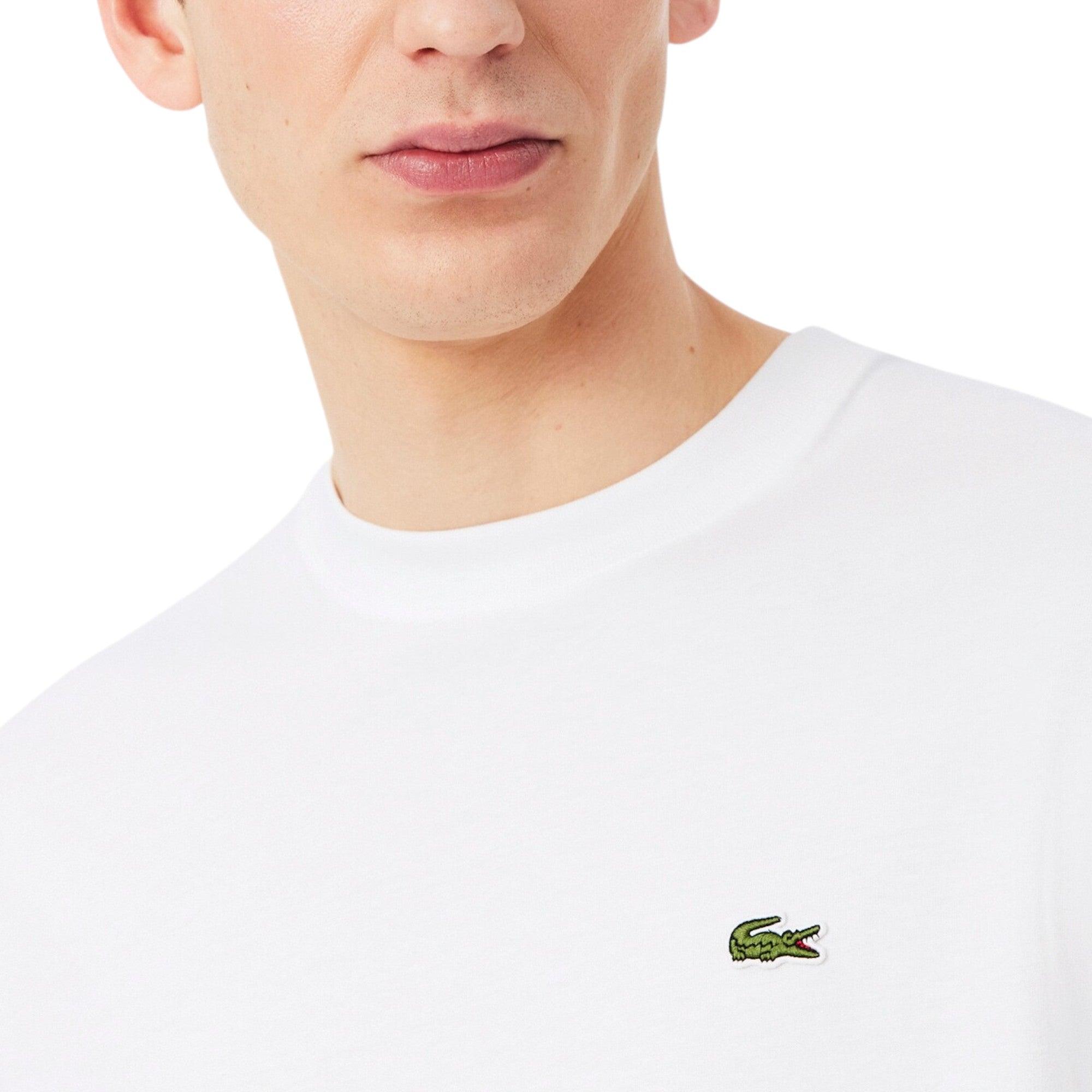 Lacoste Mens T Shirts TH7318 Classic Fit Crew Neck Short Sleeve Summer Tee