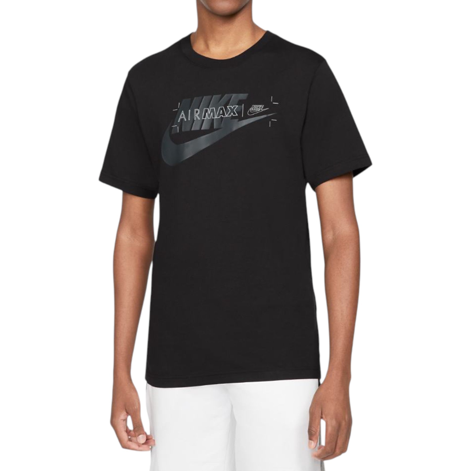 Nike Air Max Mens T Shirts Athletic Swoosh DC2554 Crew Ncek Short Sleeve Cotton Tee