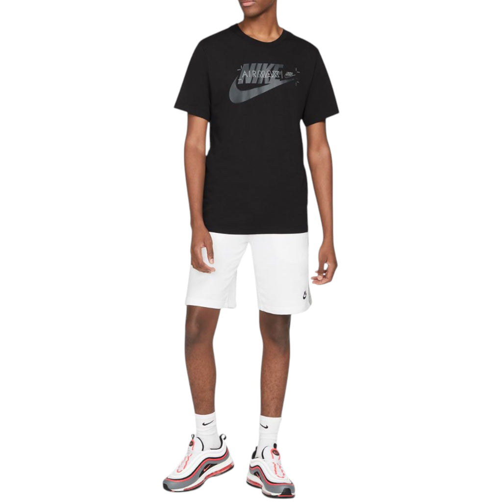 Nike Air Max Mens T Shirts Athletic Swoosh DC2554 Crew Ncek Short Sleeve Cotton Tee