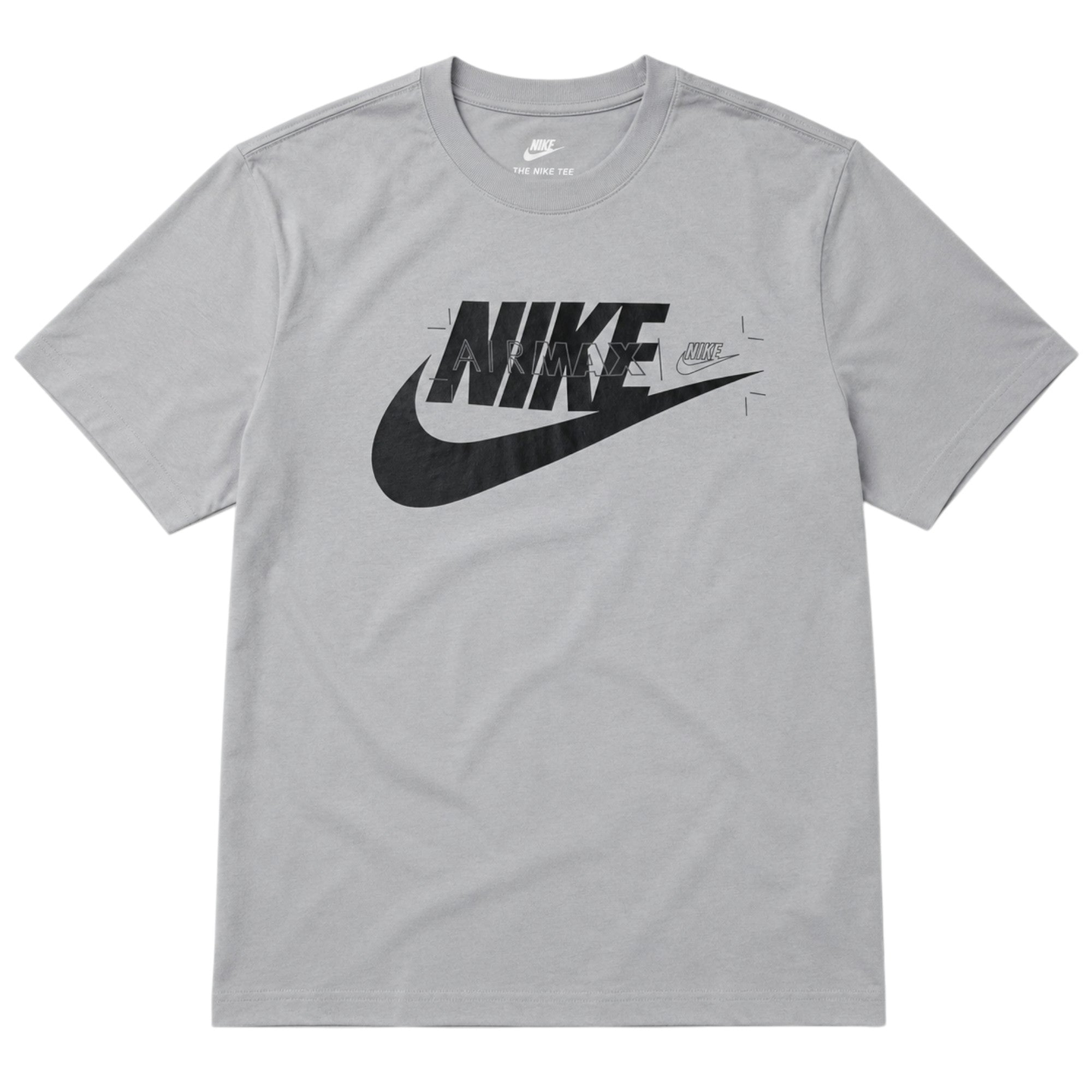 Nike Air Max Mens T Shirts Athletic Swoosh DC2554 Crew Ncek Short Sleeve Cotton Tee