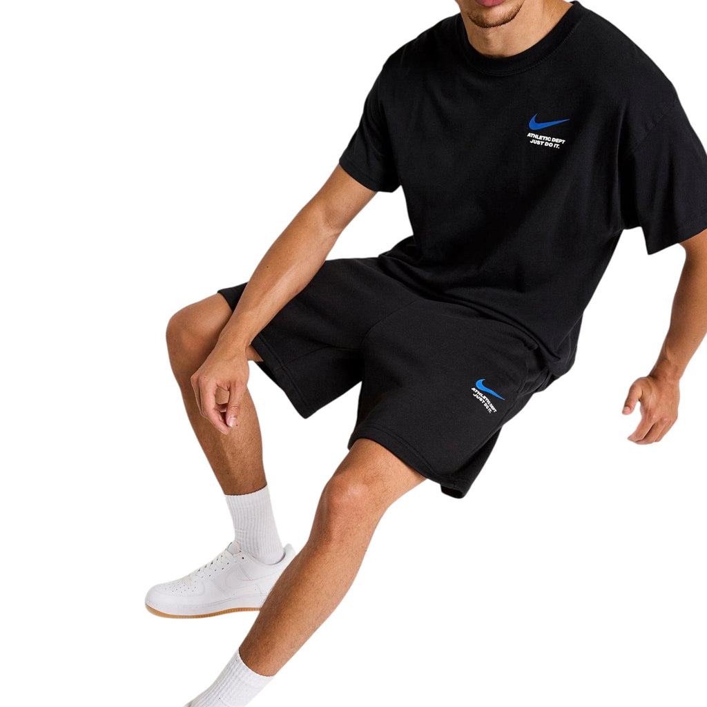 Nike Mens T Shirts Shorts Set Co Ords Athletic Swoosh Cotton Sportswear Summer Set