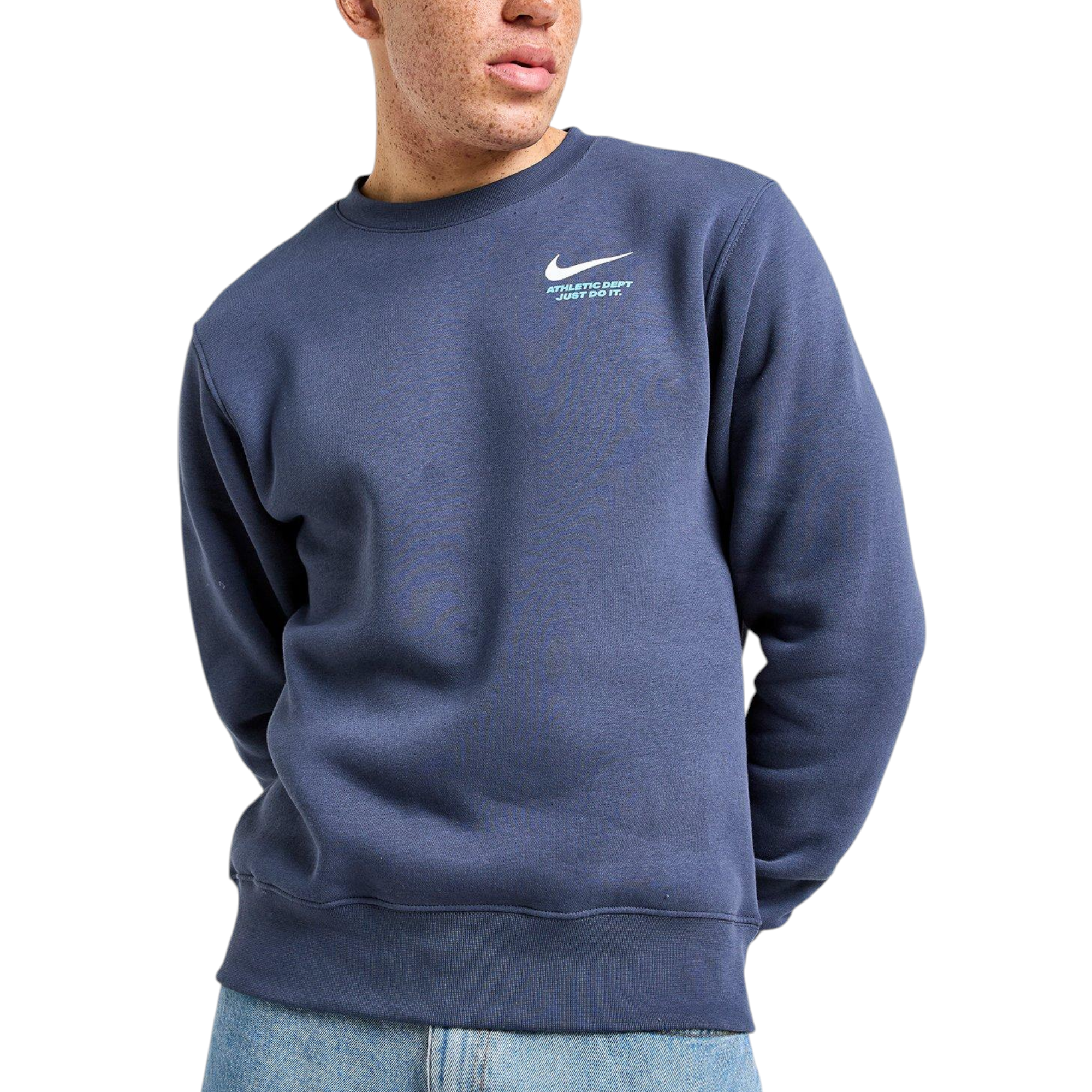 Nike Mens Tracksuit Athletic Dept Crew Sweatshirt Fleece Jogger Relaxed Fit