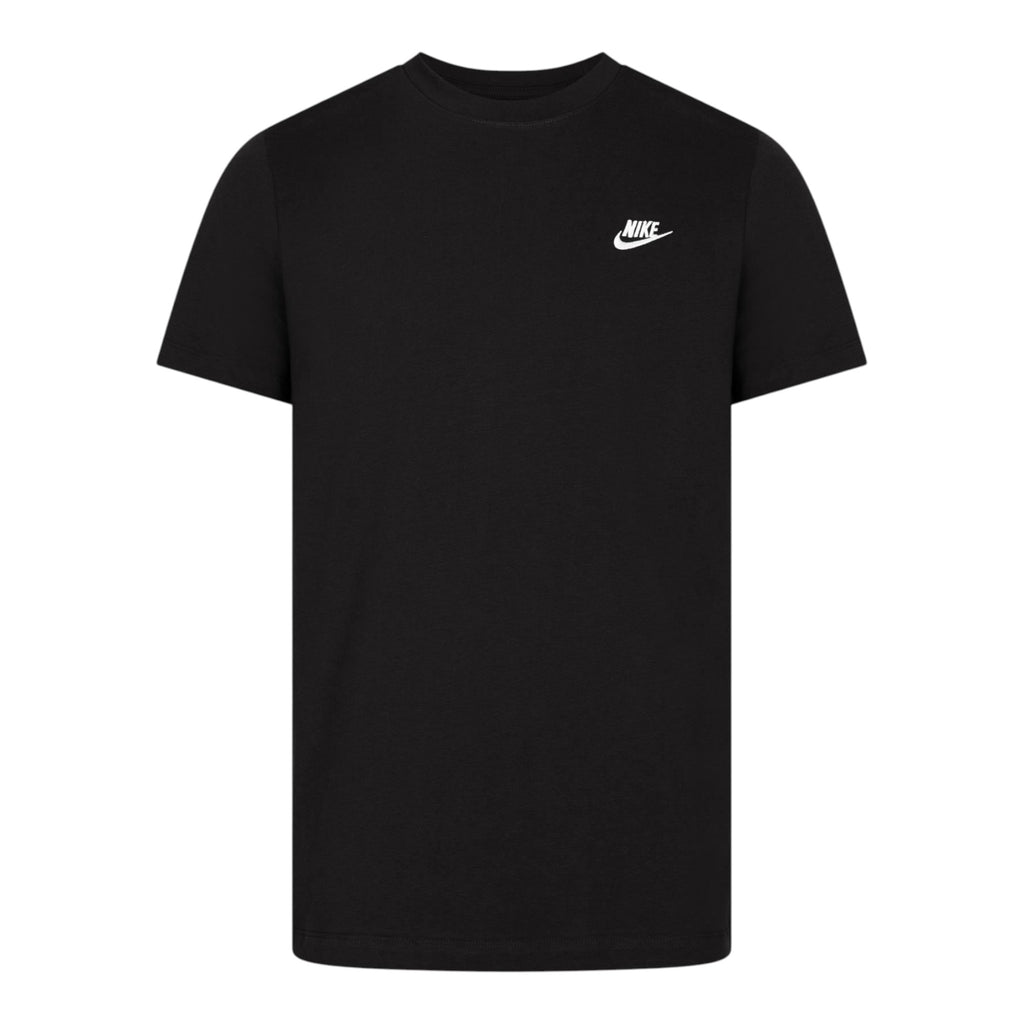 Nike Core Mens T Shirts Sportswear Club Swoosh Embroidered Futura Logo Tee