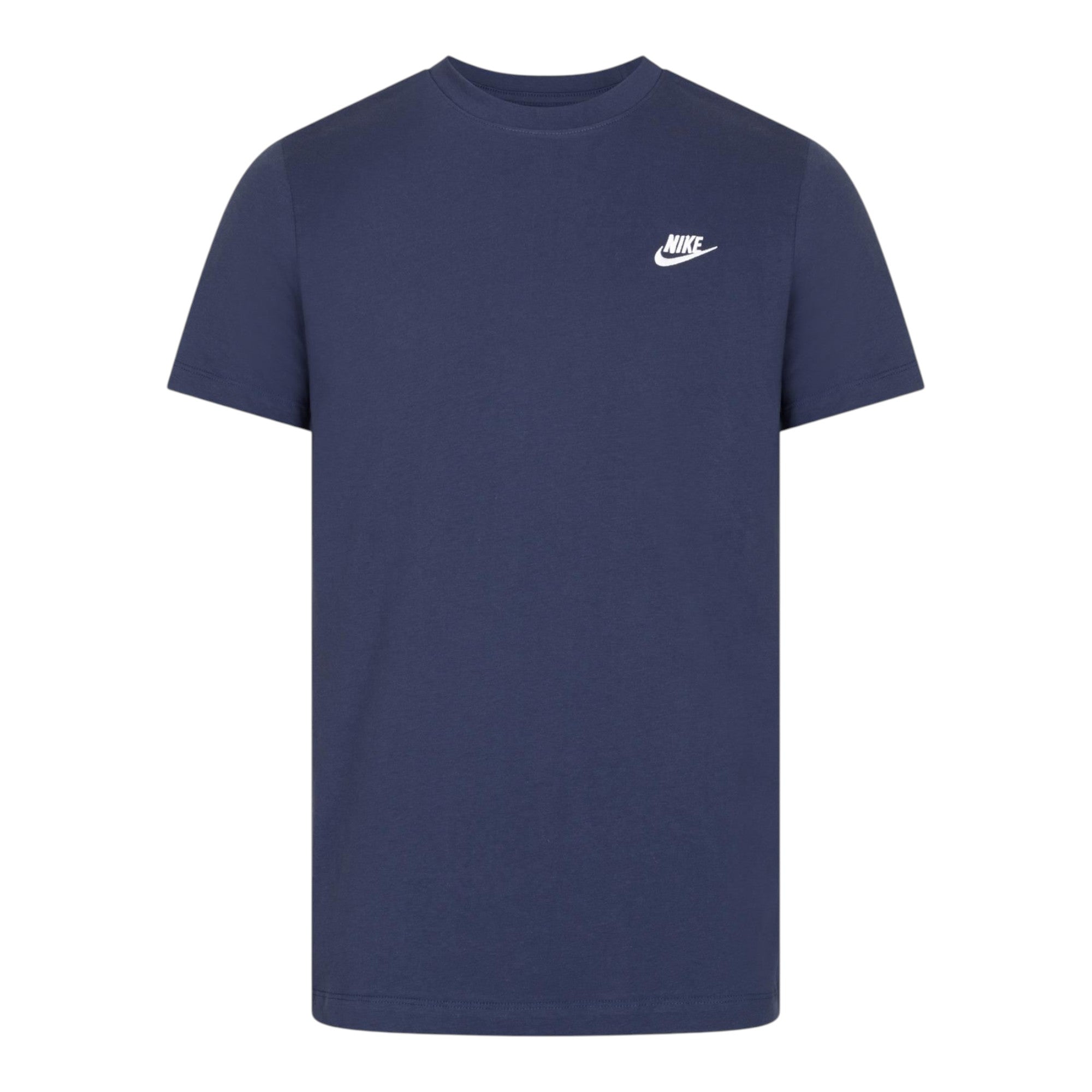 Nike Core Mens T Shirts Sportswear Club Swoosh Embroidered Futura Logo Tee