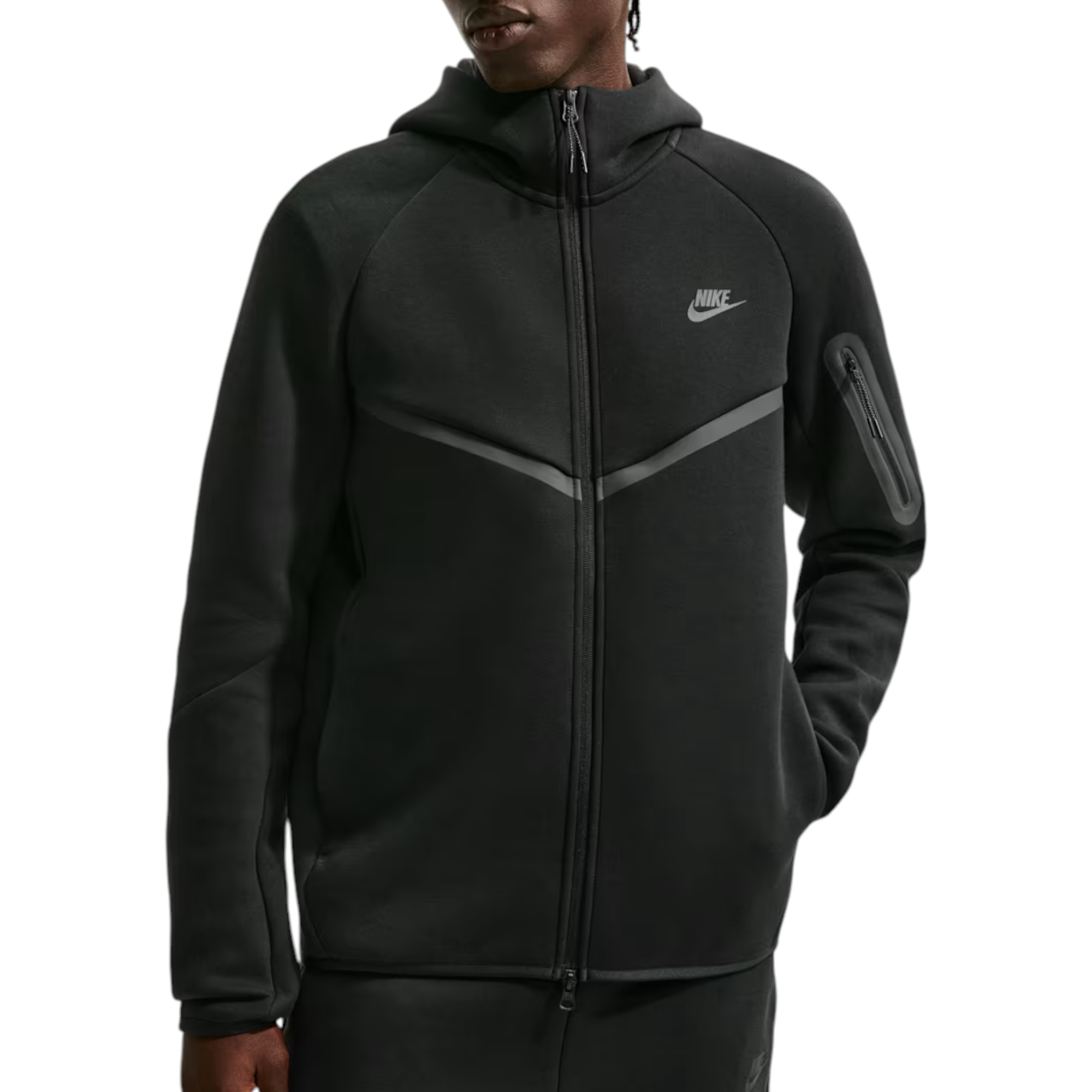 Nike Mens Hoodie Tech Fleece Windrunner Full Zip Jacket