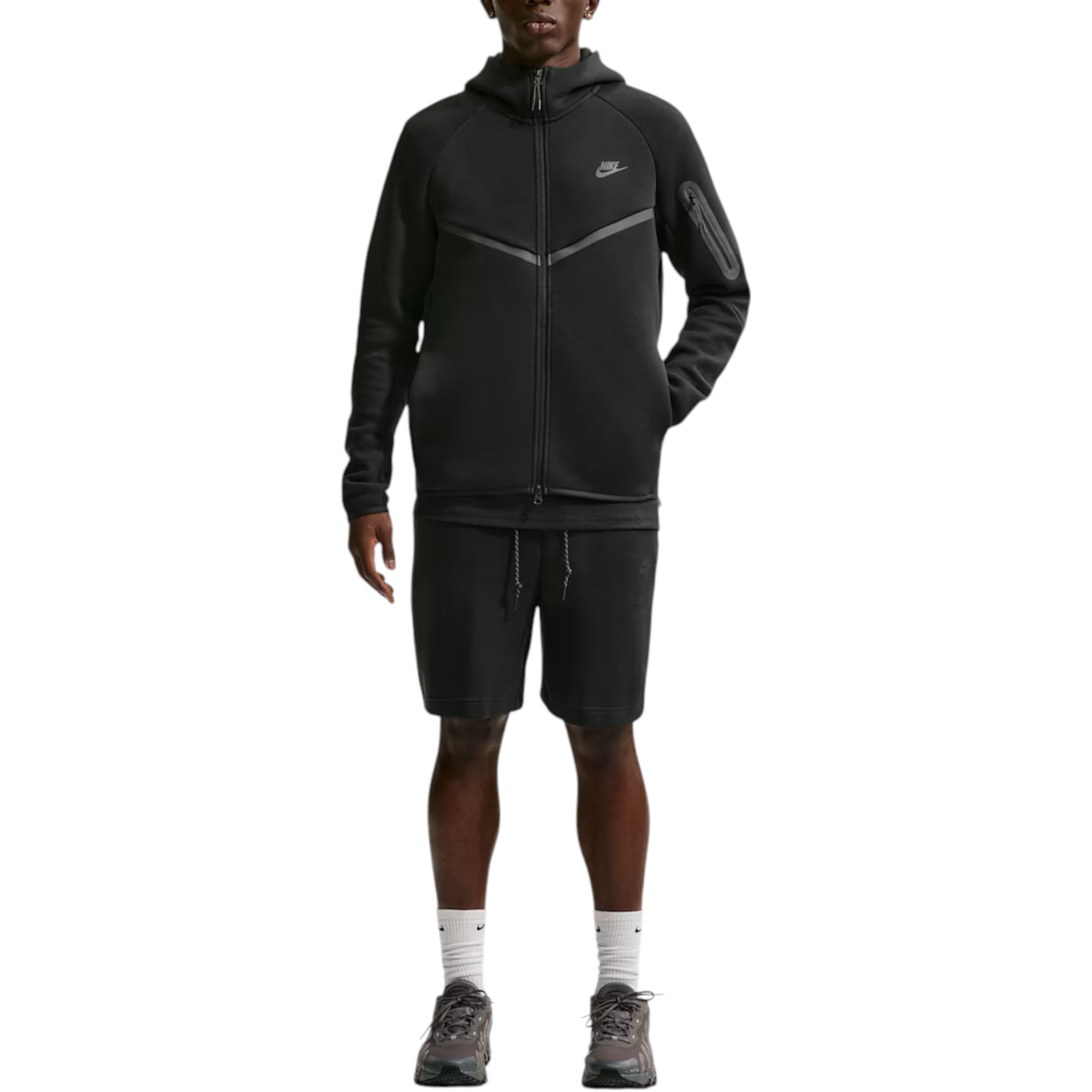 Nike Mens Hoodie Tech Fleece Windrunner Full Zip Jacket