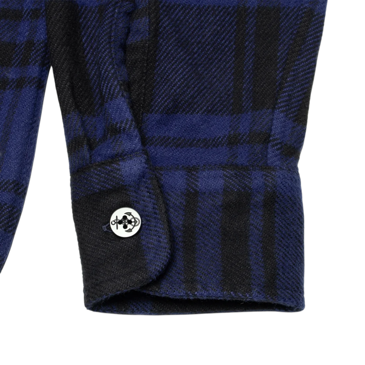 Noah Mens Heavyweight Zip Up Plaid Overshirt Flannel Jacket