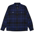 Noah Mens Heavyweight Zip Up Plaid Overshirt Flannel Jacket