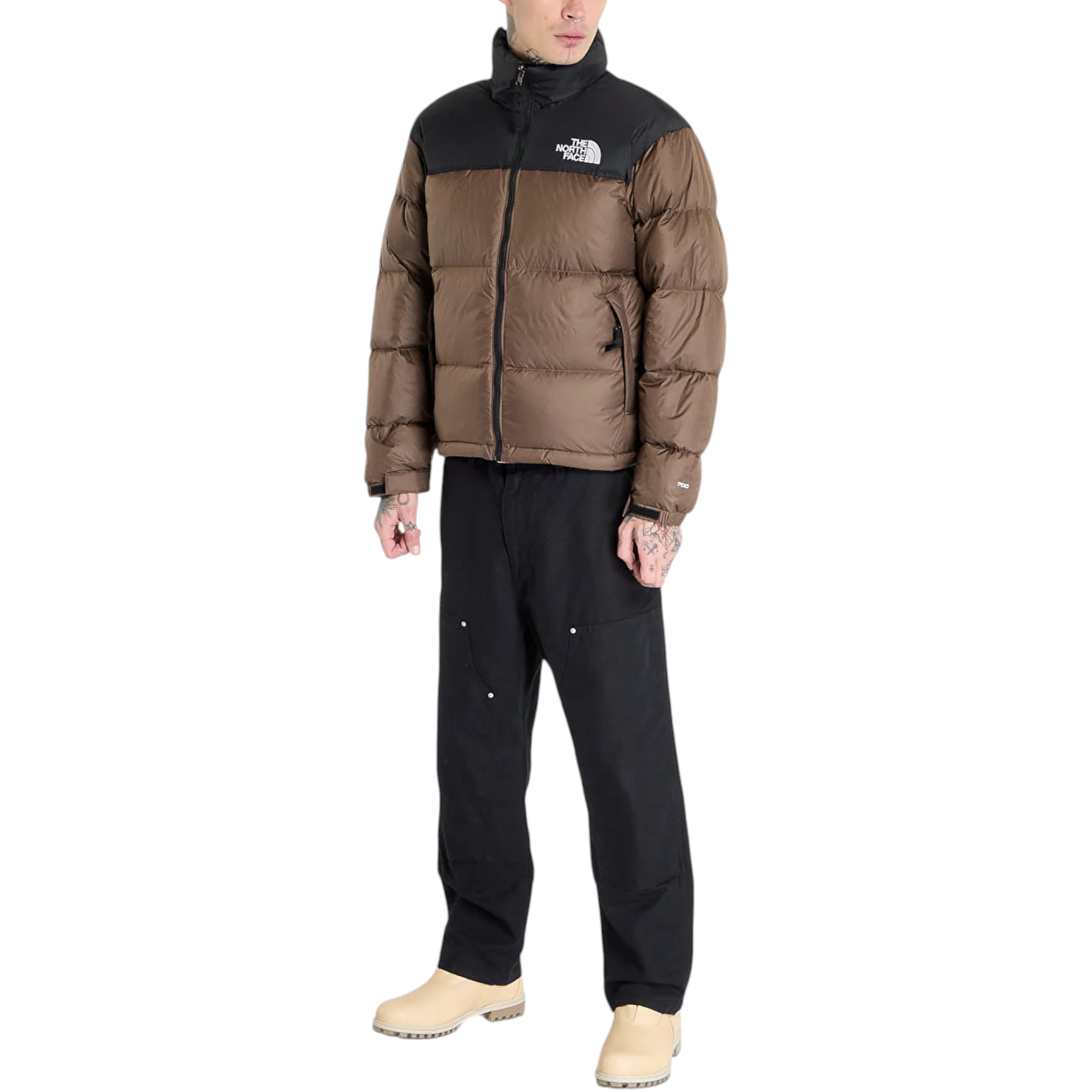 The North Face Jacket Mens 1996 Retro Nuptse Puffer Jacket Brown